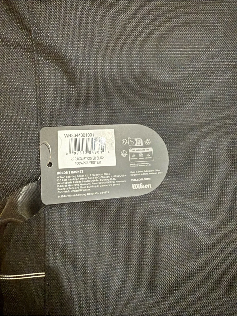 Wilson RF Tennis Racket Cover